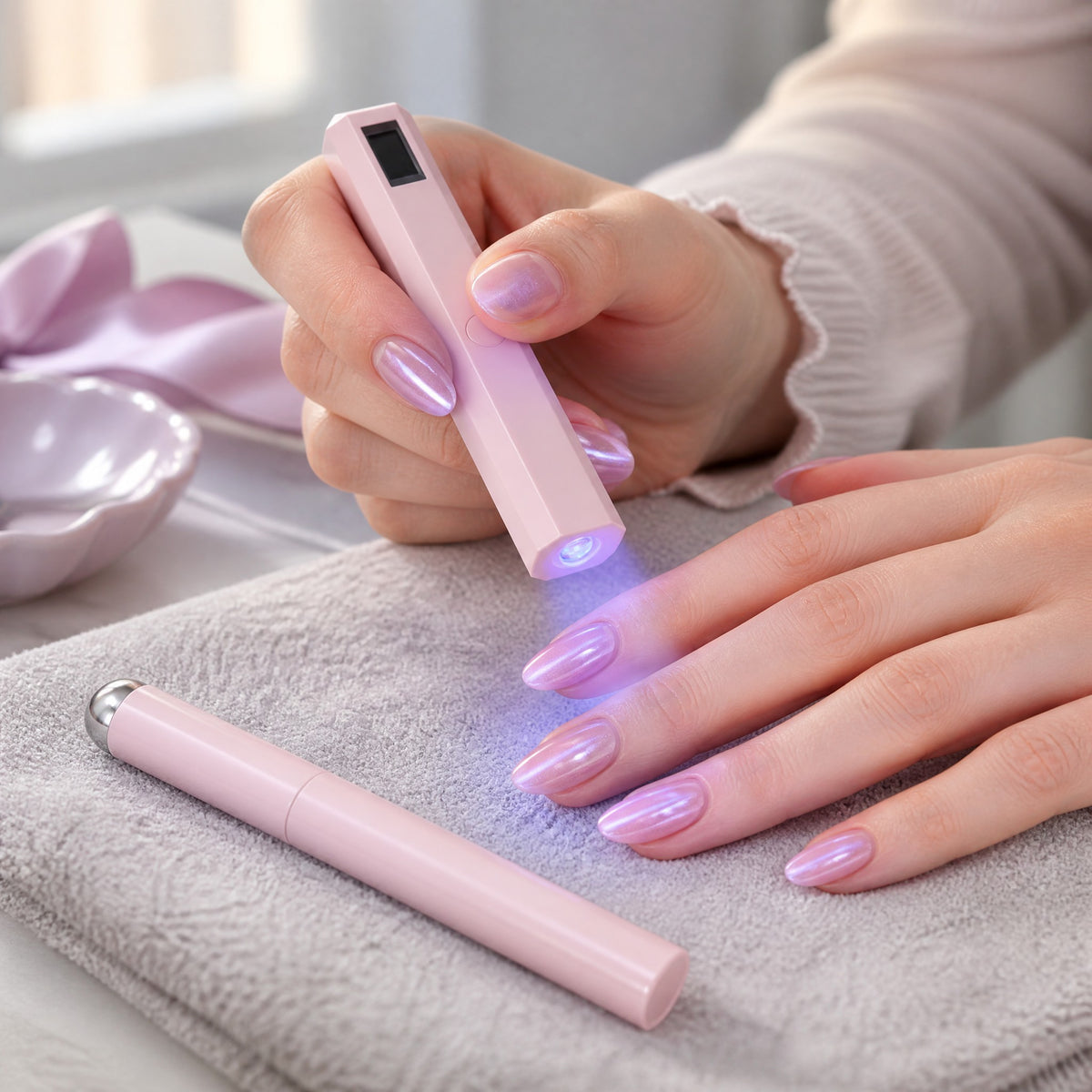 Uñas ojo de gato con Veylora